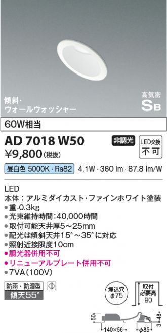 AD7018W50